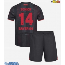 Bayer Leverkusen Patrik Schick #14 Replica Home Minikit 2025-26 Short Sleeve (+ pants)